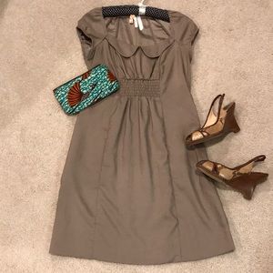 Anthropologie Maeve dress with Peter Pan neckline
